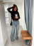 Calça Wide Glow Jeans Claro - Seja Fancy | Moda Feminina
