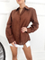 Camisa Esperanza Marrom - comprar online