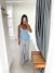 Calça Listrada Paradise Azul - comprar online