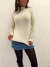 Blusa Tricot Basic França Bege