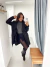 Maxi Coat Preto Londres