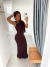 Vestido Longo Karen Modal Marrom