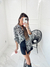 Camisa Snake Print Cinza