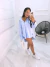 Camisa Over Lenon Azul - Seja Fancy | Moda Feminina