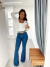 Calça Flare Virgínia Jeans Escuro - comprar online