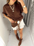 Maxi T-shirt Basic Chocolate - comprar online