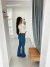 Calça Flare Virgínia Jeans Escuro na internet