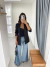 Calça Wide Leg Triângulo