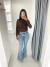 Blusa kelly Marrom