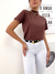 T-shirt Basic Manoela Chocolate