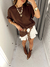 Maxi T-shirt Basic Chocolate