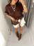 Maxi T-shirt Basic Chocolate