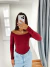 Blusa Luany Bordô na internet