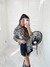 Camisa Snake Print Cinza - loja online