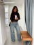 Calça Wide Glow Jeans Claro