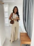 Macacão Pantalona Nara Nude - loja online