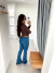 Calça Flare Virgínia Jeans Escuro - loja online