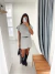 Vestido Tricot Cora Cinza