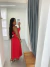 Vestido Caraíva Vermelho na internet