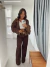 Imagem do Calça Pantalona Gilda Marrom