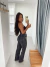 Calça Wide Leg Grafite - comprar online