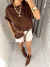Maxi T-shirt Basic Chocolate na internet