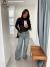 Calça Wide Glow Jeans Claro - loja online