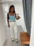 Blusa Gringa Azul