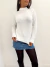 Blusa Tricot Basic França Branca