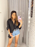 Camisa Sabrina Preta - comprar online