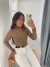 Blusa de Tule Sabrina Nude