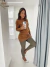 Imagem do Vestido de Tricot Roma Ferrugem