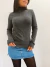 Blusa Tricot Basic França Chumbo na internet