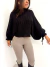 Blusa de Tricot Amarração