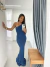 Vestido Longo Karen Modal Azul - Seja Fancy | Moda Feminina