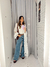 Calça Jeans Wide Leg Andréia na internet