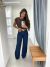 Calça Wide Leg Carbono na internet