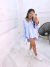 Camisa Over Lenon Azul - Seja Fancy | Moda Feminina