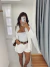 Short de Alfaiataria Branco com Cinto - Seja Fancy | Moda Feminina