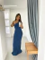 Vestido Longo Karen Modal Azul - comprar online