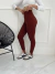 Calça Tricot Vic Marrom - comprar online