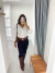 Calça Skinny Azul Patrícia na internet