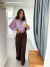 Camisa Tropical Lavanda - Seja Fancy | Moda Feminina