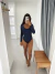 Body Azaleia Azul Marinho - comprar online