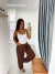 Calça Aladdin Liocel Marrom - comprar online