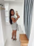 Vestido Gisele Cinza - Seja Fancy | Moda Feminina