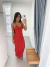 Vestido Cássia Vermelho - comprar online
