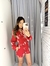 Conjunto Flower Boho Bordô na internet