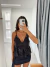 Bata Bordada Ludmila Preta - loja online