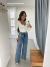 Calça Wide Leg Basic Marmorizada na internet